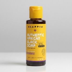 Alaffia Authentic African Black Soap Travel Size New